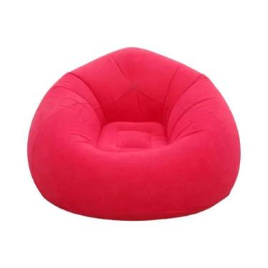 Imagem de Sofá Inflável Portátil De PVC Para Sala De Estar, Camping Ao Ar Livre 