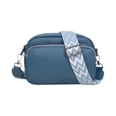 Imagem de Bolsa Transversal Feminina De Grande Capacidade Em PU Leve, Design Fas