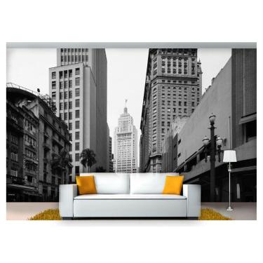 Imagem de Papel De Parede Cidade Prédio Banespa 3D Ncd230