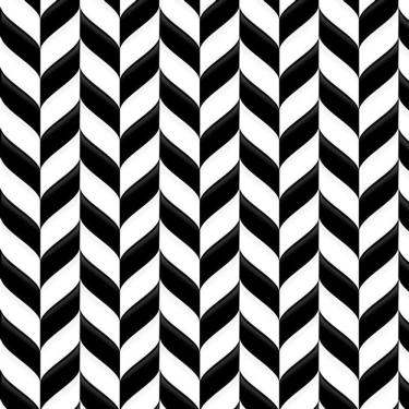 Imagem de Papel De Parede Abstrato Listra Preto E Branco Adesivo Sala