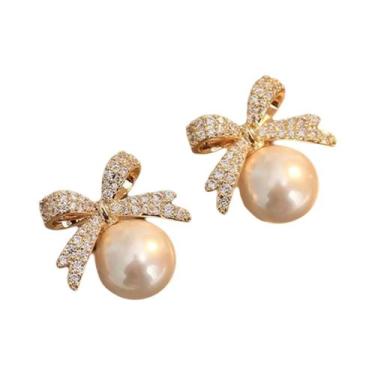 Imagem de Brincos De Diamante Com Cravos Cruzados Modernos Para Mulheres, 2 Peça