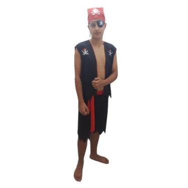 Imagem de Fantasia Pirata Masculino Adulto - Magic Fantasy, M