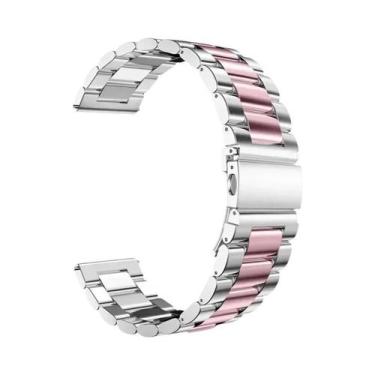Imagem de Pulseira De Aço Inoxidável Para Samsung Galaxy Watch 20mm 22mm, Bracel