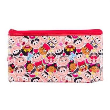 Imagem de Estojo Necessaire Turma da Mônica Rosto 10x20cm Infantil-Feminino