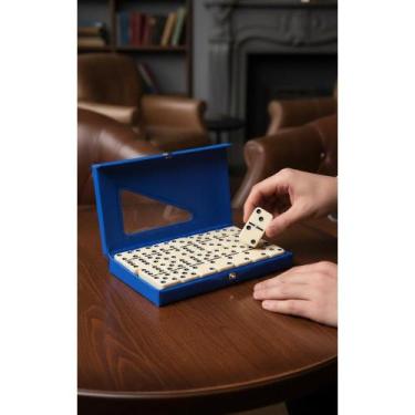 Imagem de Dominó Profissional Ossos Estojo 28 Peças Diversão - Congratulations S