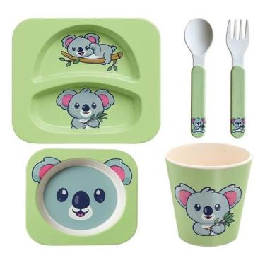 Imagem de Jogo De Refeição Infantil 5 Peças Koalito Coala Mimo Style