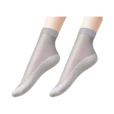 Imagem de Meias Curtas Elásticas De Verão Para Mulheres, 10 Pares, Respiráveis, 