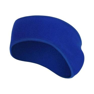 Imagem de Faixa De Cabeça Unissex De Lã Com Protetor De Orelha Para Corrida, Esq