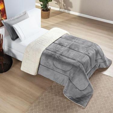 Imagem de Coberdrom Everest Solteiro Manta Sherpa 150g - Bia Enxovais