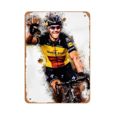 Imagem de Placa De Metal Vintage Com Tema De Ciclismo, Pintura Em Ferro Para Dec