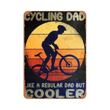 Imagem de Placa De Metal Vintage Com Tema De Ciclismo, Pintura Em Ferro Para Dec