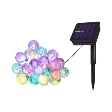 Imagem de Lâmpada Solar À Prova d'Água Para Exterior Com 8 Modos De Luzes De Cor