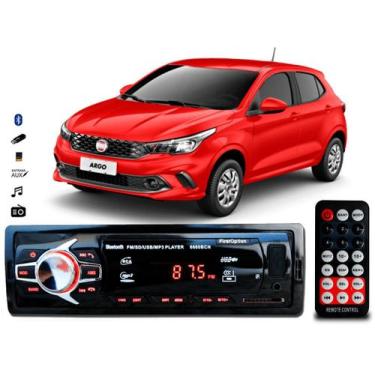 Imagem de Aparelho De Som Mp3 Fiat Argo Bluetooth Pendrive Rádio - OESTESOM