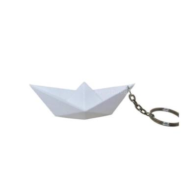 Imagem de Chaveiro Barco Estilo Origami  Design Moderno, Criativo e Decorativo -