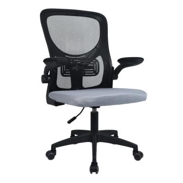 Imagem de Cadeira Office LC2 Giratória em Tela Mesh com Base em Rodízios Ajuste de Altura e Braço...
