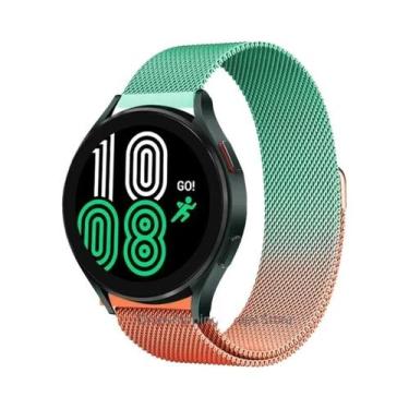 Imagem de Pulseira Milanese Para Samsung Galaxy Watch 20mm 22mm Compatível Com H