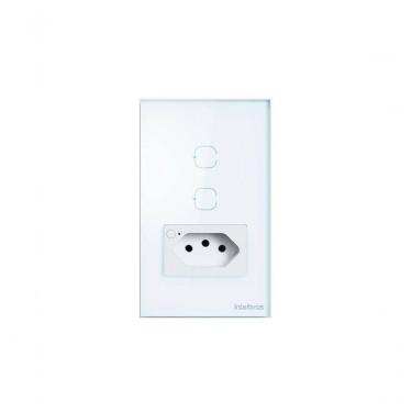 Imagem de Tomada Inteligente ETS 2002 10A Smart Wi-Fi com Controle Remoto por Aplicativo Branco I...