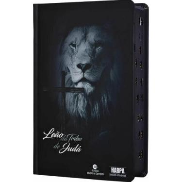 Imagem de Bíblia Sagrada Letra Gigante Com Harpa Palavras De Jesus Em - Congratu