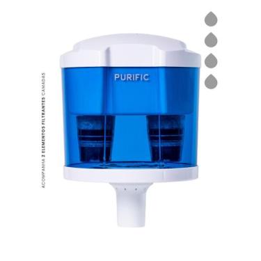 Imagem de Purific Camadas 10 Litros para Bebedouro, Azul