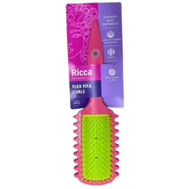 Imagem de Escova Ricca Flex Fita Curls Rosa nº 2446