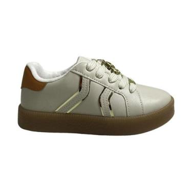 Imagem de Tênis Molekinho Infantil Menina 2582111 Off White, 31