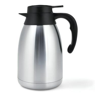 Imagem de Garrafa Térmica Mood para Cafés e Chás Inox Escovado 1,5L Isolamento para Bebidas Quent...