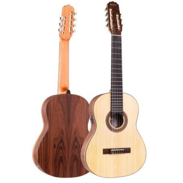 Imagem de Violão 7 Cordas Eletroacústico Rozini RX517.RE2.F.LP Clássico Nylon EQ