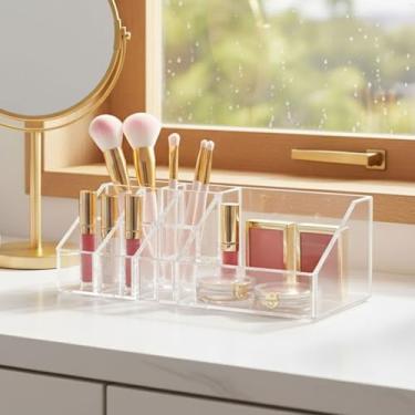 Imagem de Organizador de Maquiagem Multiuso para Cosméticos, Pincéis e Acessórios de Beleza