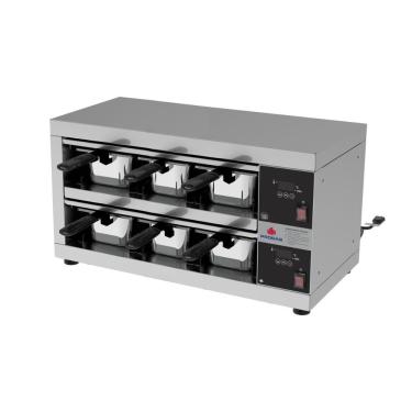 Imagem de Conservador de Proteínas Profissional Digital PRCPROT-06 Até 80ºC 6 Cubas 1200W 220V Progás
