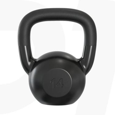 Imagem de Kettlebell Emborrachado IronCast 14kg- Alça Longa - D1Fitness