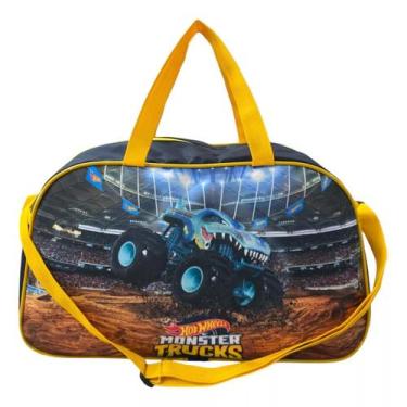 Imagem de Bolsa Infantil Ou Sacola Viagem Criança Hot Wheels Grande - chinamix, 