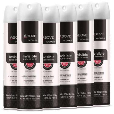 Imagem de 6 Desodorantes Invisible 150ml Above Women