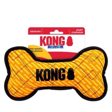 Imagem de Brinquedo para Cachorro Kong Armor Osso Resistente Médio