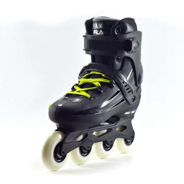 Imagem de Patins Fila NRK FUN Profissional Freestyle com Rodas 80mm-84A e Rolamentos ABEC 7 Preto Fila 80MM