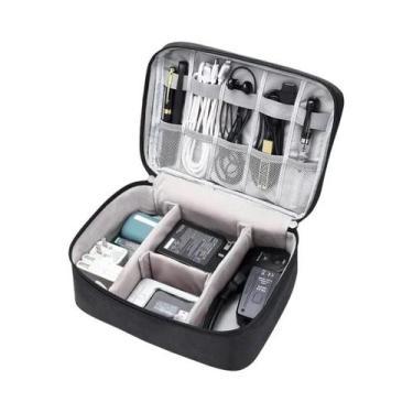 Imagem de Bolsa De Armazenamento De Cabos À Prova d'Água Para Viagem, Organizado