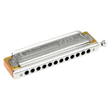 Imagem de Harmonica Cromática em C Hohner Super Chromonica 48