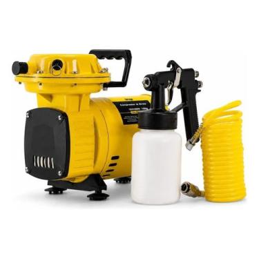 Imagem de Compressor de Ar Direto 1/3HP Bivolt 40PSI Isento de Óleo - Vilubri