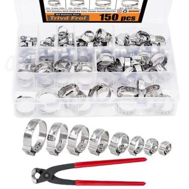 Imagem de Braçadeira de mangueira Trivd Frol 304 de aço inoxidável 6-23,5 mm 150