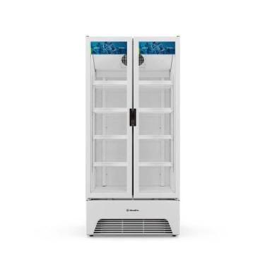 Imagem de Expositor Vertical Slim Metalfrio VB70 Optima 752L 2 Portas Branco 220