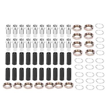 Imagem de Suporte de suporte de LED, suporte de lâmpada de diodo de 3 mm de segurança prático para resistência à corrosão, estável com 80 unidades para trabalhador para luzes de LED de 3 mm