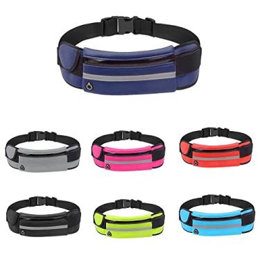 Imagem de Legou Pochete Esportes,Pochete Para Corrida,Porta Celular Garrafa De Água Cinta Fitness - Azul Escuro