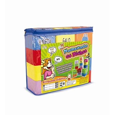 Imagem de Nomeando Os Bichos - Maleta Com12 Blocões