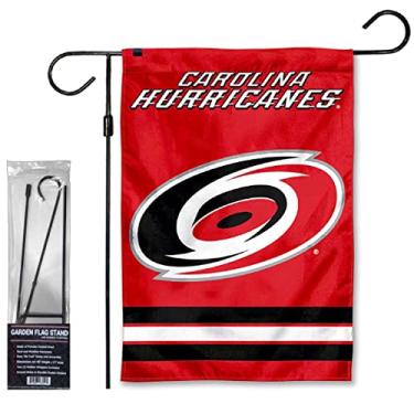 Imagem de WinCraft Carolina Hurricanes Garden Flag and Pole Stand Mount Holder
