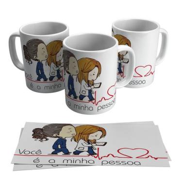 Imagem de Caneca Greys Anatomy Você É Minha Pessoa Série Netflix - Live