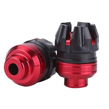 Imagem de 1 par de capas protetoras de queda de motocicleta universais à prova de explosão, Keenso Alumínio CNC Motocicleta Scooter Frontal Fork Frame Sliders Capa Protetora de Crash