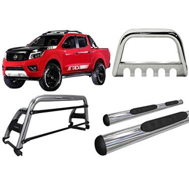 Imagem de KIT QUEBRA MATO+SANTO ANTONIO H2+ESTRIBO FONTIER 16/20 CROMO