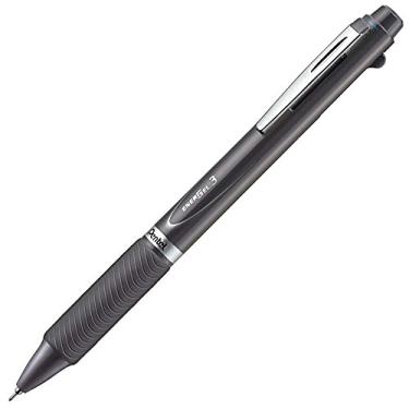 Imagem de Pentel Caneta esferográfica Energel multicolorida, preto/vermelho/azul (XBLC35N)