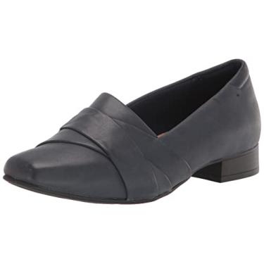 Imagem de Clarks Mocassim feminino Tilmont Clara, Couro marinho, 6