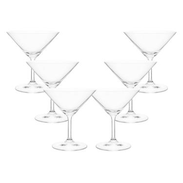 Imagem de Taça de Martini Acrílico Transparente 150mL - 6 Unidades