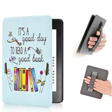 Imagem de Capa leve com alça de mão para o Kindle de 11ª geração, modelo (C2V2L3) lançado em 2022. com ativação automática - hibernar, não para a 11ª geração do Kindle Paperwhite